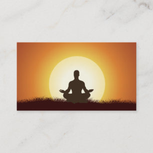 Carte de visite de yoga