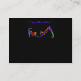 Carte de visite de yoga