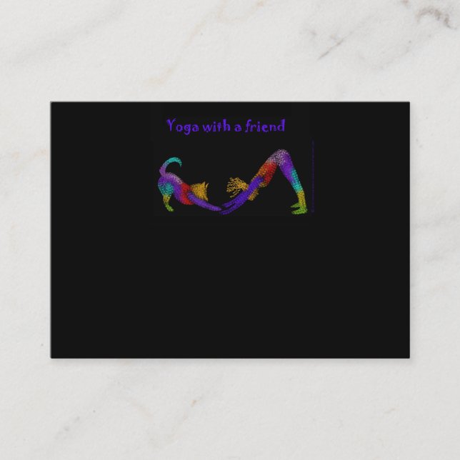 Carte de visite de yoga (Devant)
