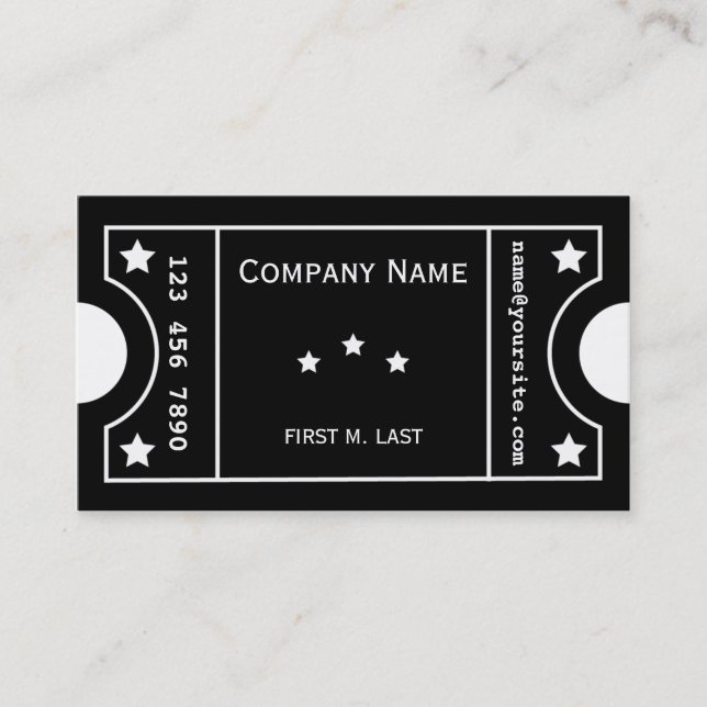 Carte De Visite Dean (Devant)