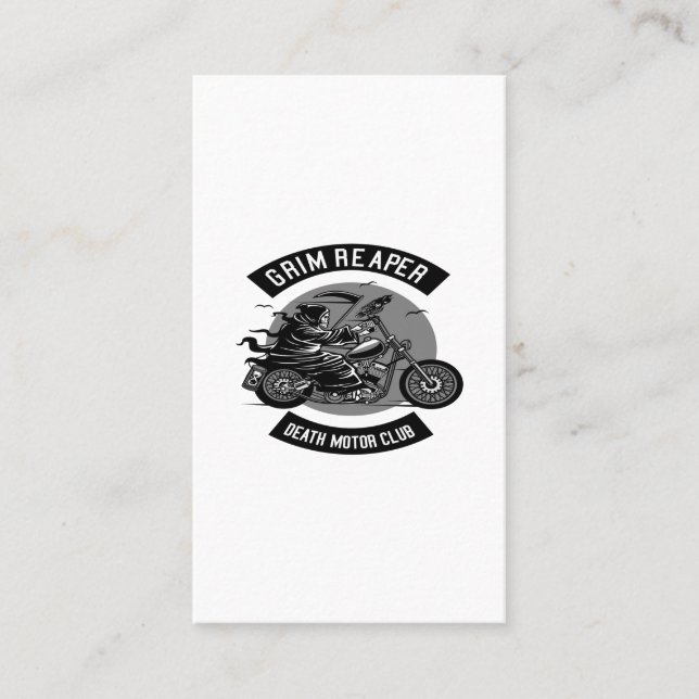 Carte De Visite Death Motorcycle Club (Devant)