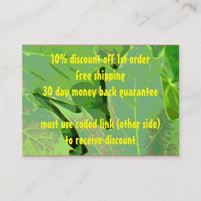 Carte de visite d'Ebiz (Devant)