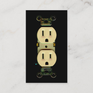 Carte De Visite Débouchés électriques de compagnie d'électricité