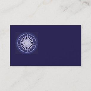 carte de visite d'éclatement bleu abstrait