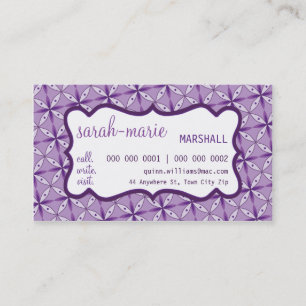 CARTE DE VISITE :: décontracté chic 6 L