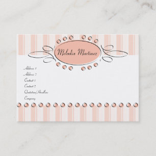 Carte De Visite Décor de torsion