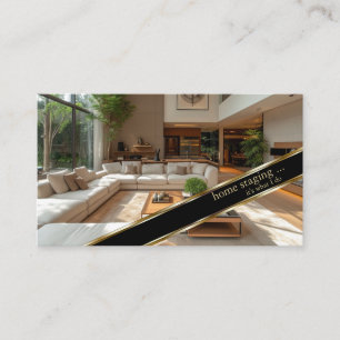Carte De Visite Décoration Moderne de Maison avec Dorure pour la M