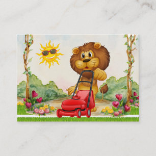 Carte De Visite Découpe de l'herbe / Aménagement / Service de pelo