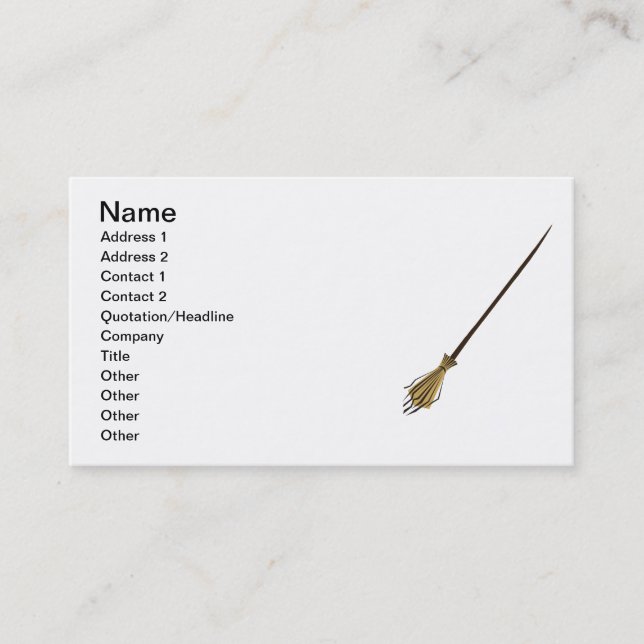 Carte De Visite Défi à être mauvais (Devant)