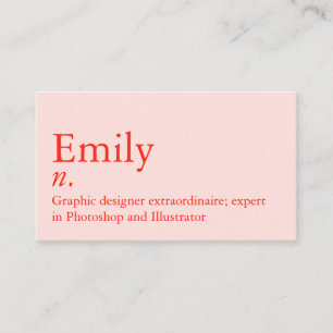 Carte De Visite Définition du nom Code QR personnalisé moderne R