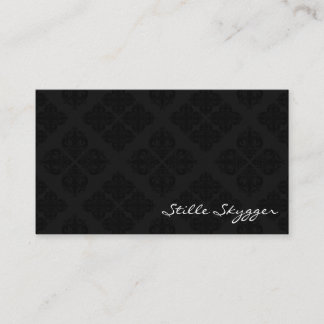 Carte De Visite Dégasque noir et blanc personnalisable