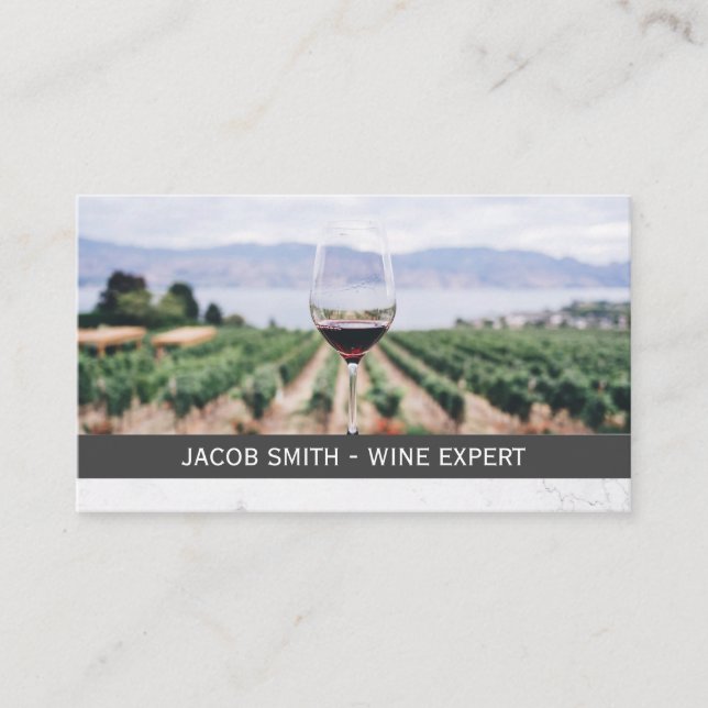 Carte De Visite Dégustation de vins | Cave à vin Wine Stain (Devant)