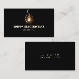 Carte de visite d'électricien
