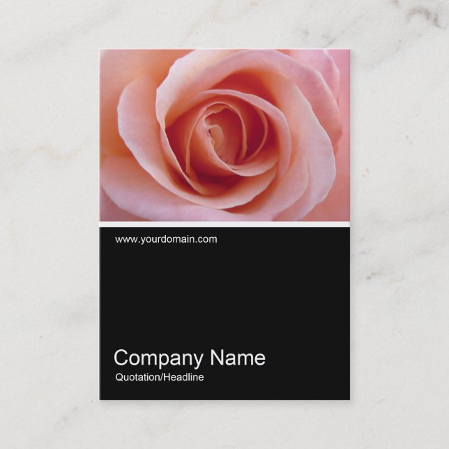 Carte De Visite Demi&Demi Photo 0184 - Rose rose (Devant)