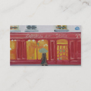 CARTE DE VISITE D'EN VILLE DE WAGON-RESTAURANTS