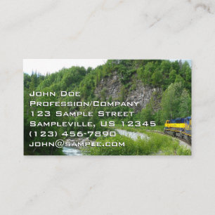 Carte De Visite Denali Express Alaska Train Vacation Photographie