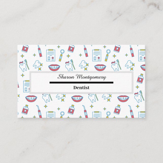 Carte de visite dentaire (Devant)