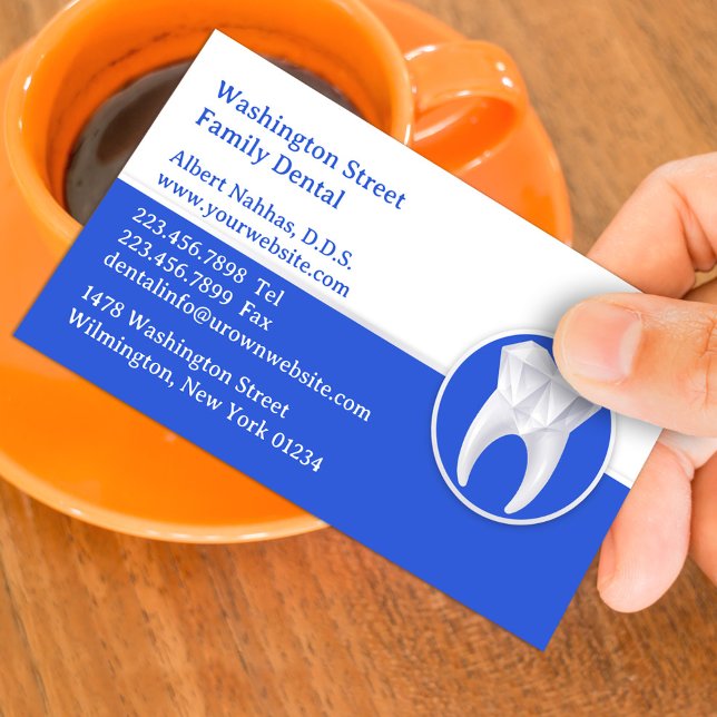 Carte de visite dentaire avec rendez-vous (Créateur téléchargé)