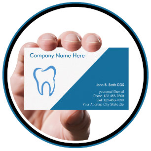 Carte de visite dentiste