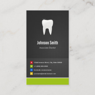 Carte De Visite Dentiste associé - Dental Creative Innovative