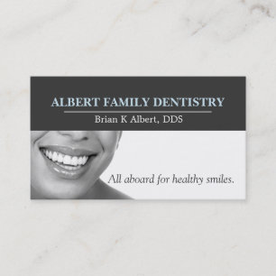 Carte De Visite Dentiste Dentaire Dentiste Dentisté Docteur Smile 