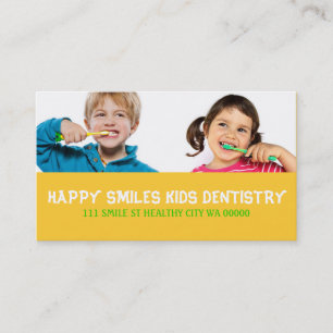 Carte De Visite Dentiste Dentaire Dentiste Dentisté Docteur Smile 