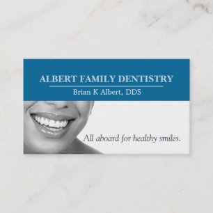 Carte De Visite Dentiste Dentaire Dentisterie Médecin Sourire Entr