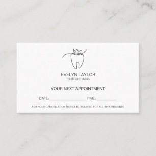 Carte De Visite Dentiste Dental Clinique Dents Blanchissement Rend