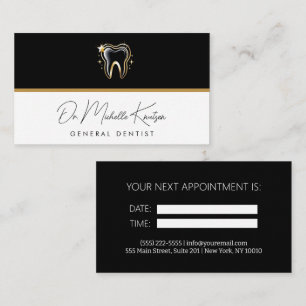 Carte De Visite Dentiste Dental Professional Dental Nomination Bla