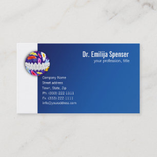 Carte de visite Dentiste Dentiste Dentiste Dot Bla