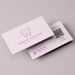 Carte De Visite Dentiste esthétique Clinique dentaire cosmétique r