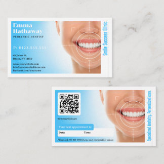 Carte De Visite Dentiste pédiatrique | Pratique dentaire