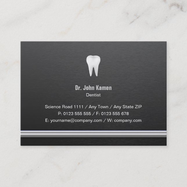 Carte De Visite Dentiste | Professionnel (Devant)