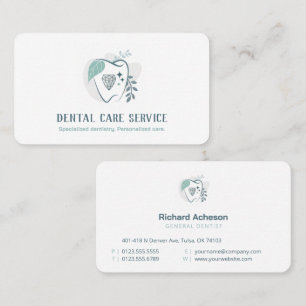 Carte De Visite Dentiste professionnel Service de soins dentaire