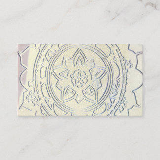 Carte de visite d'entraîneur de vie Reiki lumière
