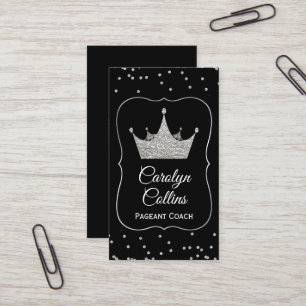 Carte de visite d'entraîneur pour le concours Blac