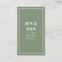 Carte de visite d'entreprise de designer d'intérie