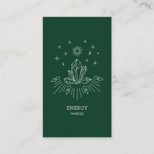 Carte de visite d'entreprise d'étoiles cristalline