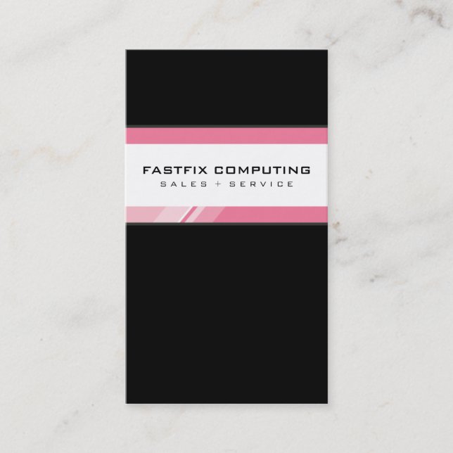 CARTE DE VISITE d'entreprise :: high-tech zing 2P (Devant)