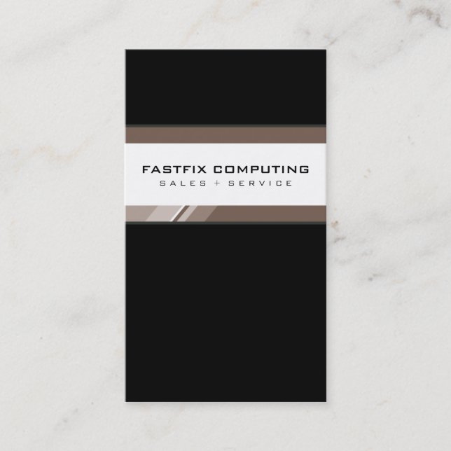 CARTE DE VISITE d'entreprise :: high-tech zing 9P (Devant)