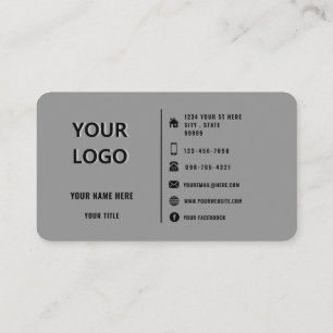Carte de visite d'entreprise personnalisé - Vos co