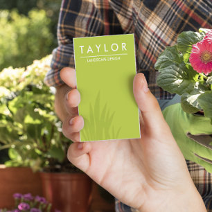 Carte de visite d'entretien de pelouse Landscaper