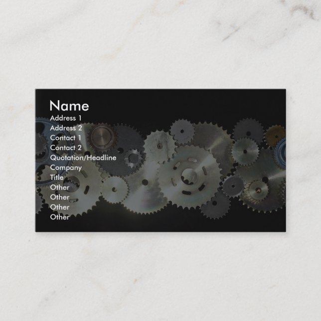 Carte De Visite Dents (Devant)