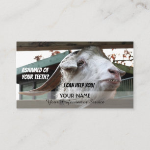Carte De Visite Dents amusantes pour les experts dentaires contre 