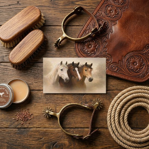 Carte de visite d'équitation équestre à cheval vin