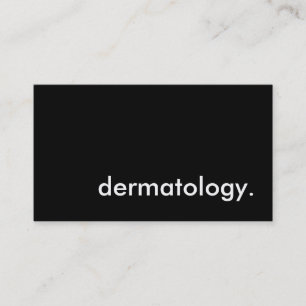Carte De Visite dermatologie.