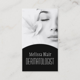 Carte De Visite Dermatologue Peau Claire Massage Facial Spa