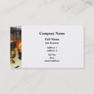Carte De Visite Derrière le comptoir de la pharmacie