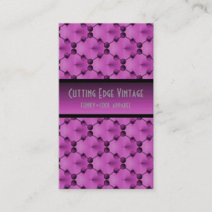 Carte de visite des cercles funk rétro, belle lava