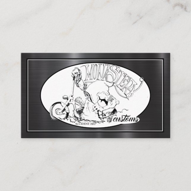 Carte de visite des douanes du monastère (Devant)